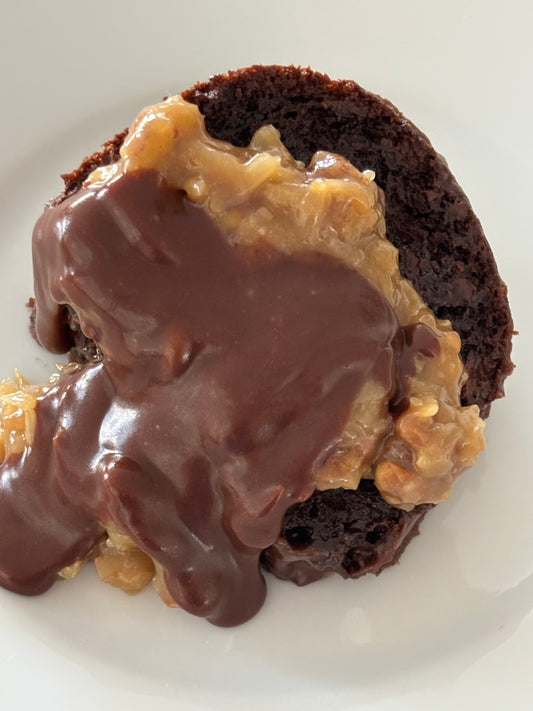 German Chocolate Bundt Cake Slice (1 Slice)