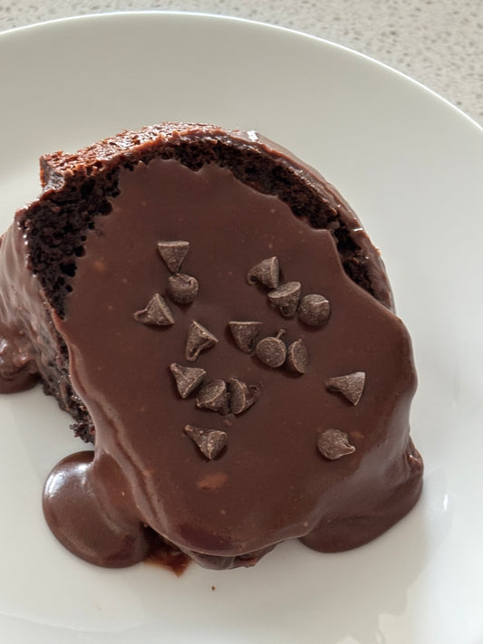 Triple Chocolate Bundt Cake Slice (1 Slice)