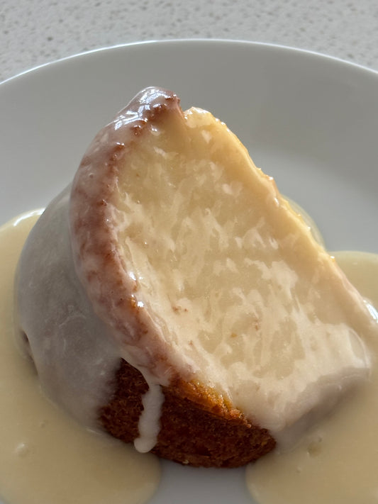 Lemon Bundt Cake Slice
